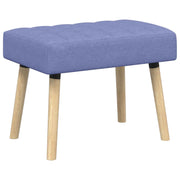 Bank jeans blauw 60x40x45 cm stof