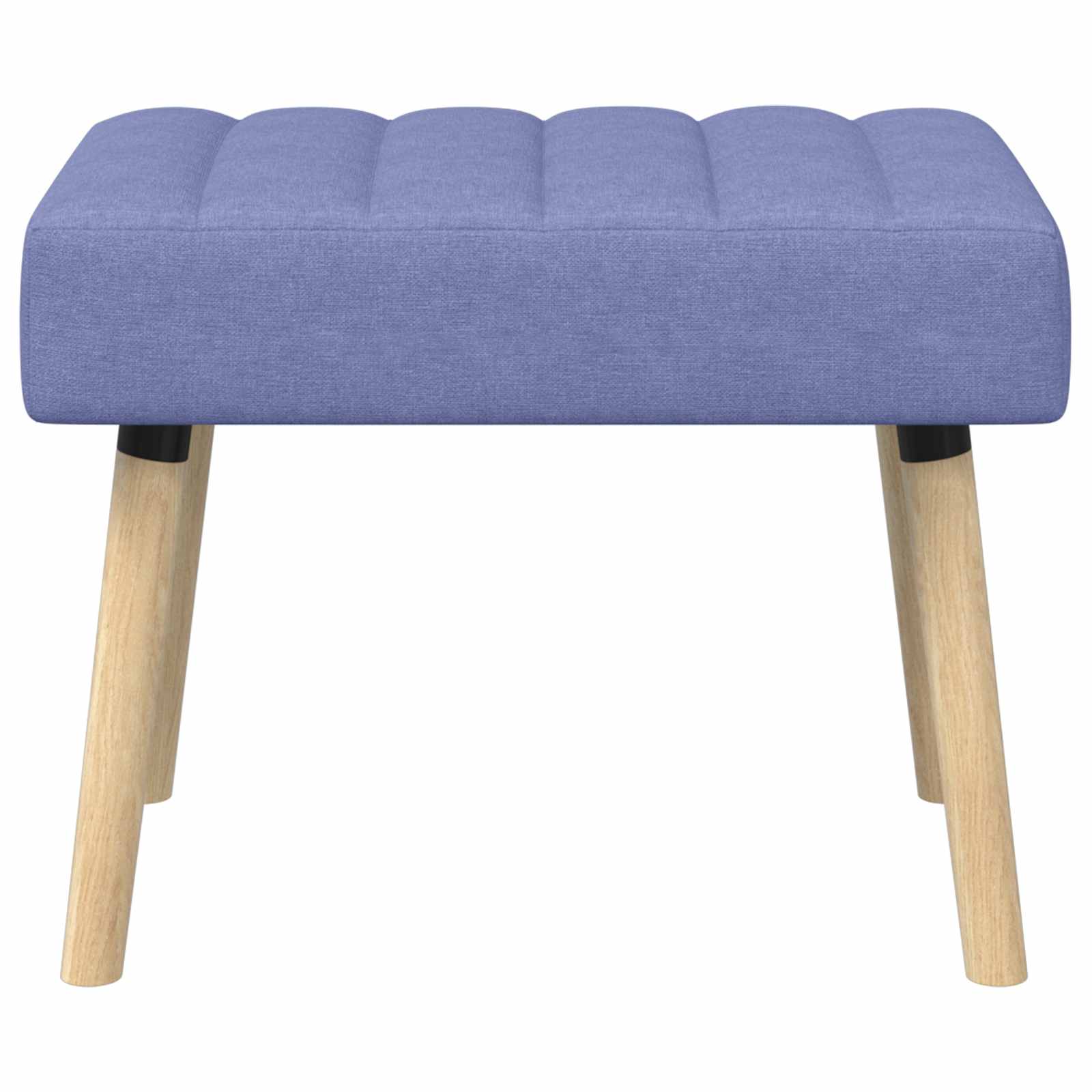Kanaal-geplooide bank Jeans Blauw 60 x 40 x 45 cm Stof