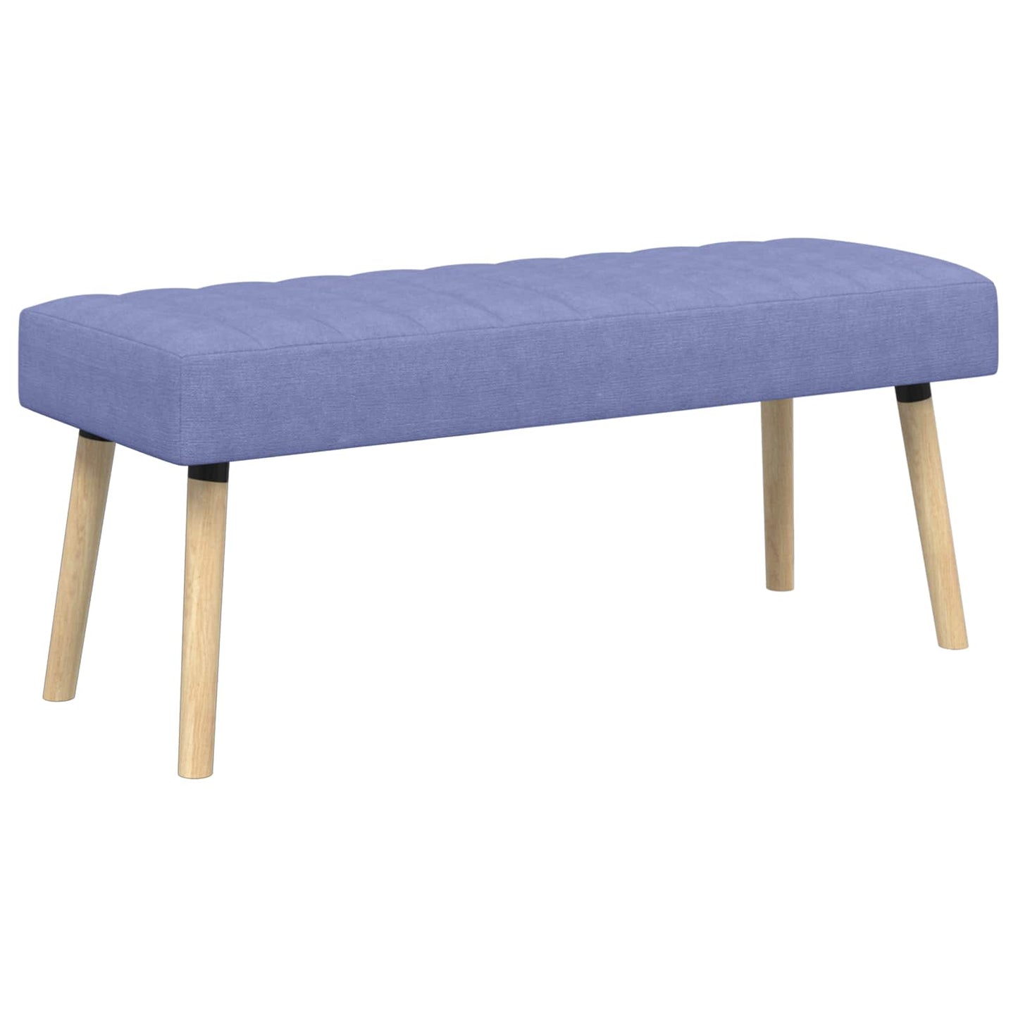 Kanaal-geplooide bank Jeans Blauw 110 x 40 x 46 cm Stof