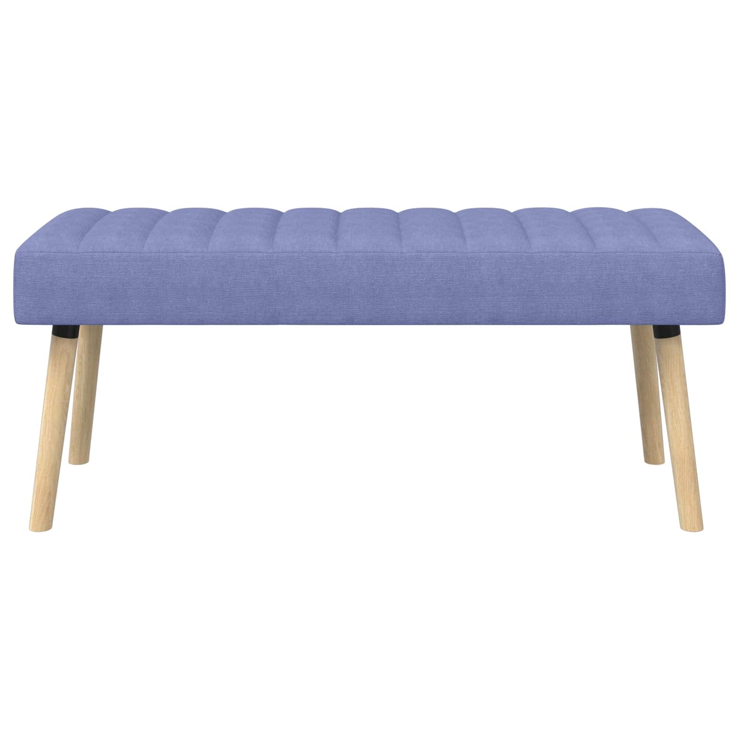 Kanaal-geplooide bank Jeans Blauw 110 x 40 x 46 cm Stof