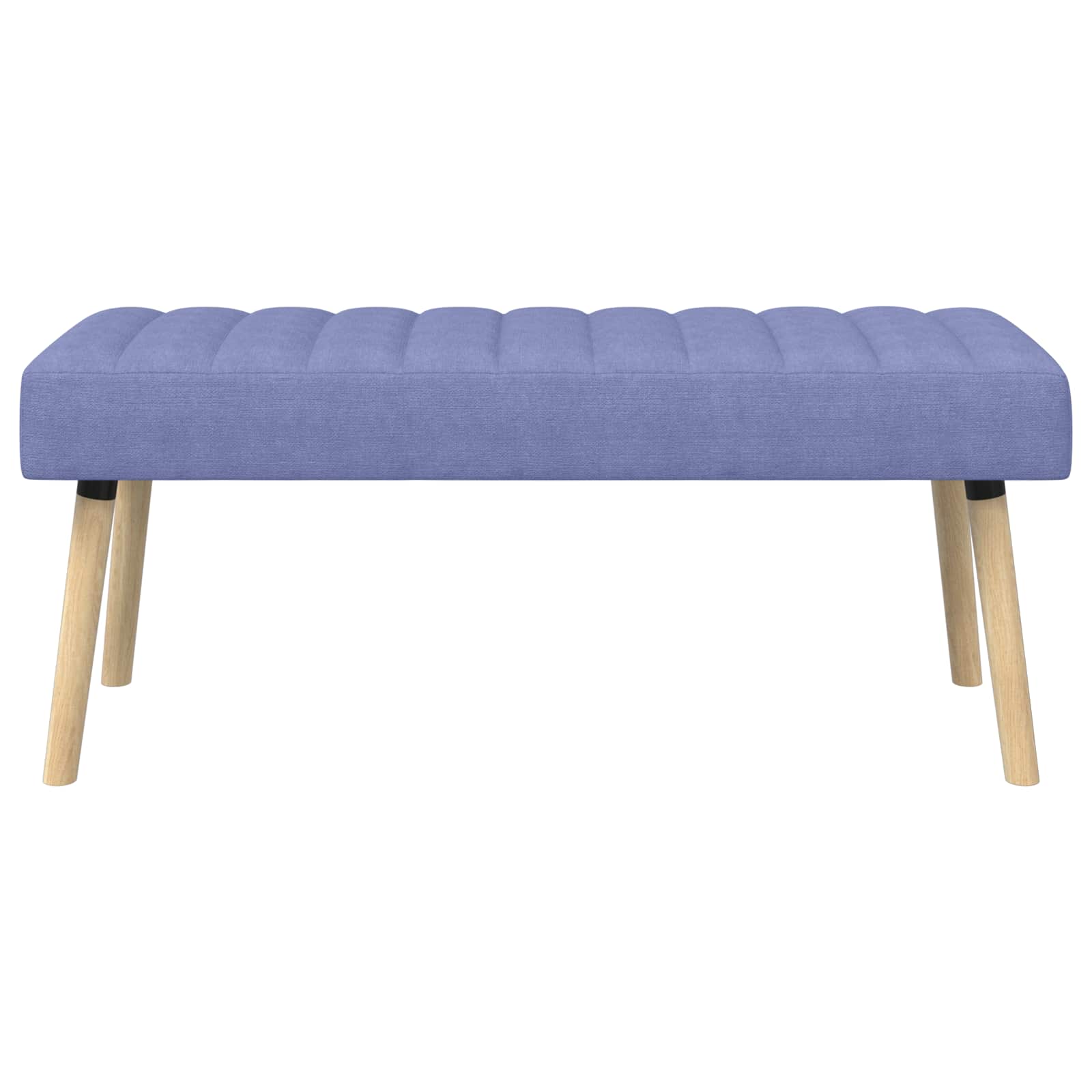 Kanaal-geplooide bank Jeans Blauw 110 x 40 x 46 cm Stof