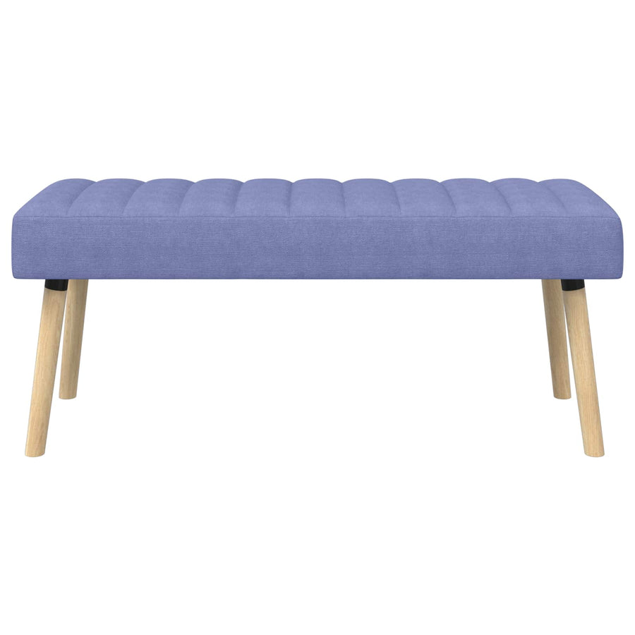 Kanaal-geplooide bank Jeans Blauw 110 x 40 x 46 cm Stof