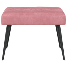 Bank met knoopverstelling Roze 60 x 40 x 45 cm Fluweel