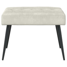 Bank met knoopverstelling Crèmekleurig 60 x 40 x 45 cm Fluweel