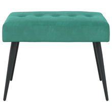 Bank met knoopverstelling Turquoise 60 x 40 x 45 cm Fluweel
