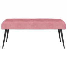 Bank met knoopverstelling Roze 80 x 40 x 46 cm Fluweel