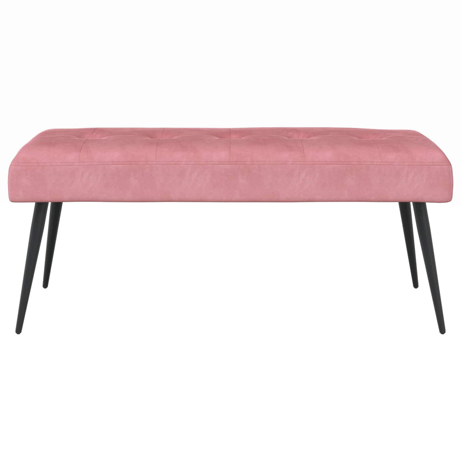 Bank met knoopverstelling Roze 80 x 40 x 46 cm Fluweel