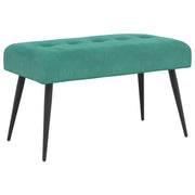 Bank fluweel turquoise 80x40x46 cm