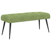 Bank 110x40x46 cm lichtgroen fluweel