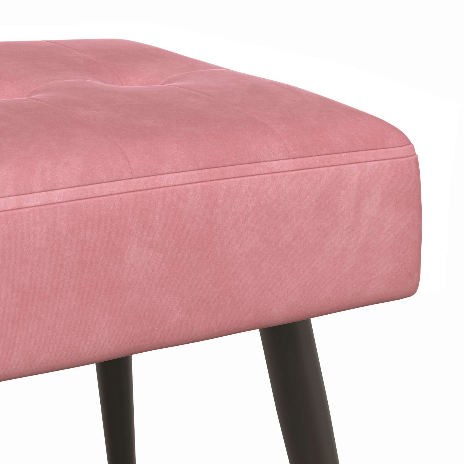 Bank met knoopverstelling Roze 110 x 40 x 46 cm Fluweel