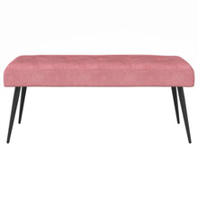 Bank met knoopverstelling Roze 110 x 40 x 46 cm Fluweel
