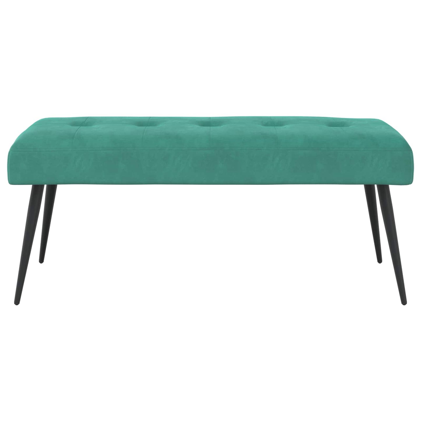 Bank met knoopverstelling Turquoise 110 x 40 x 46 cm Fluweel