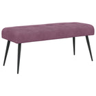 Bank 110x40x46 cm paars fluweel