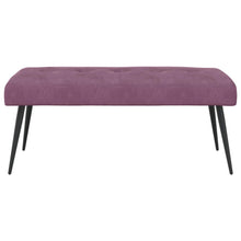 Bank met knoopverstelling Paars 110 x 40 x 46 cm Fluweel