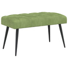 Bank lichtgroen fluweel 80x40x46 cm