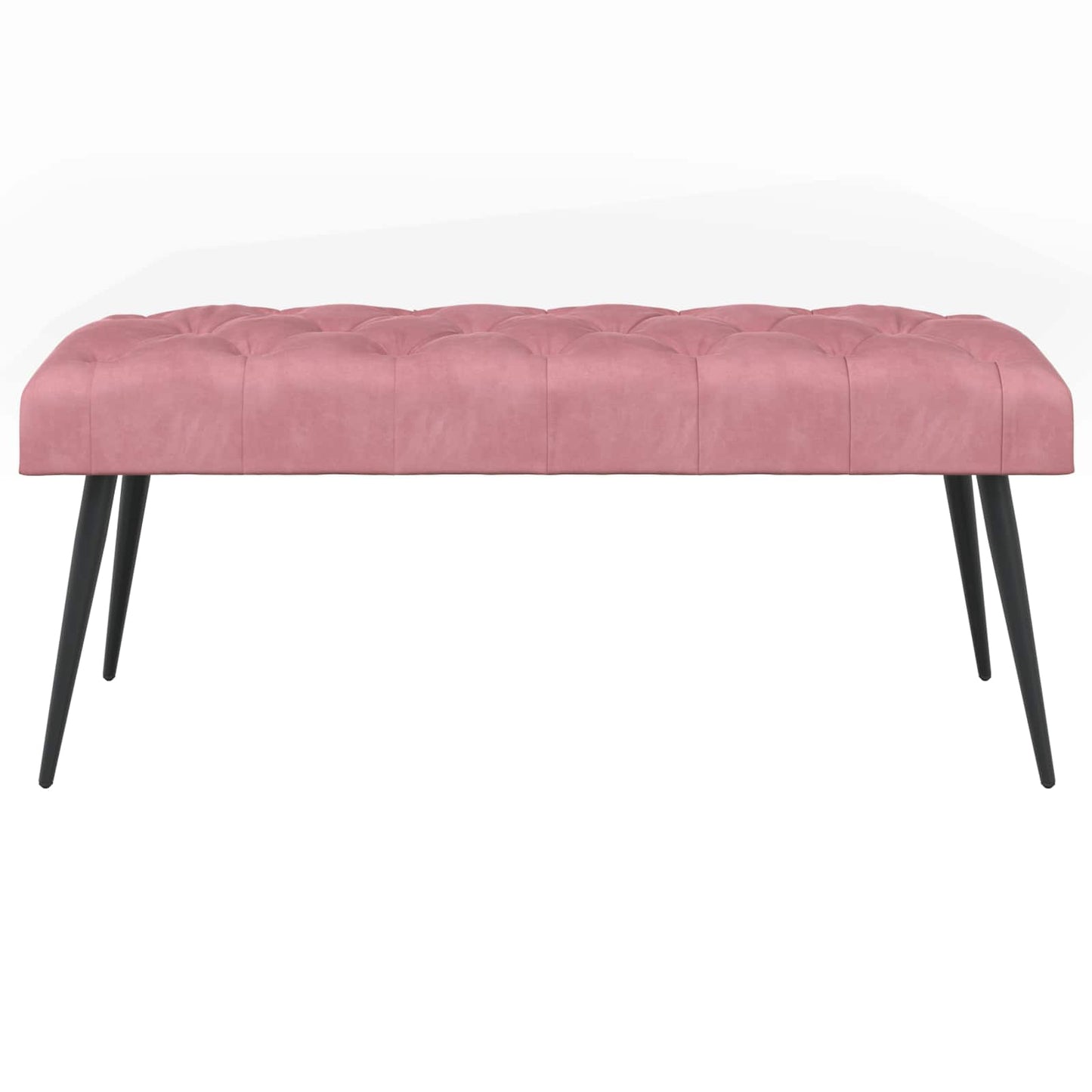 Bank met knoopverstelling Roze 110 x 40 x 46 cm Fluweel
