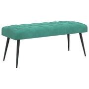 Bank 110x40x46 cm turquoise fluweel