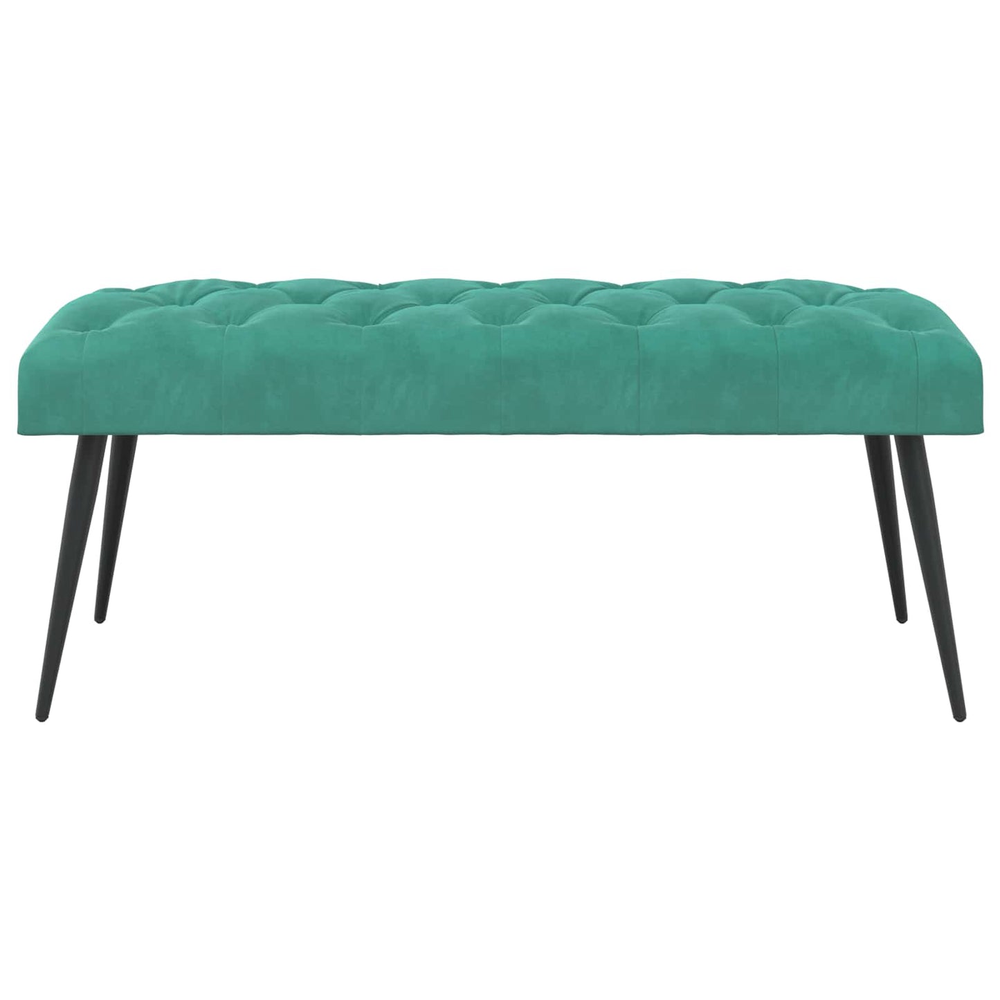 Bank met knoopverstelling Turquoise 110 x 40 x 46 cm Fluweel