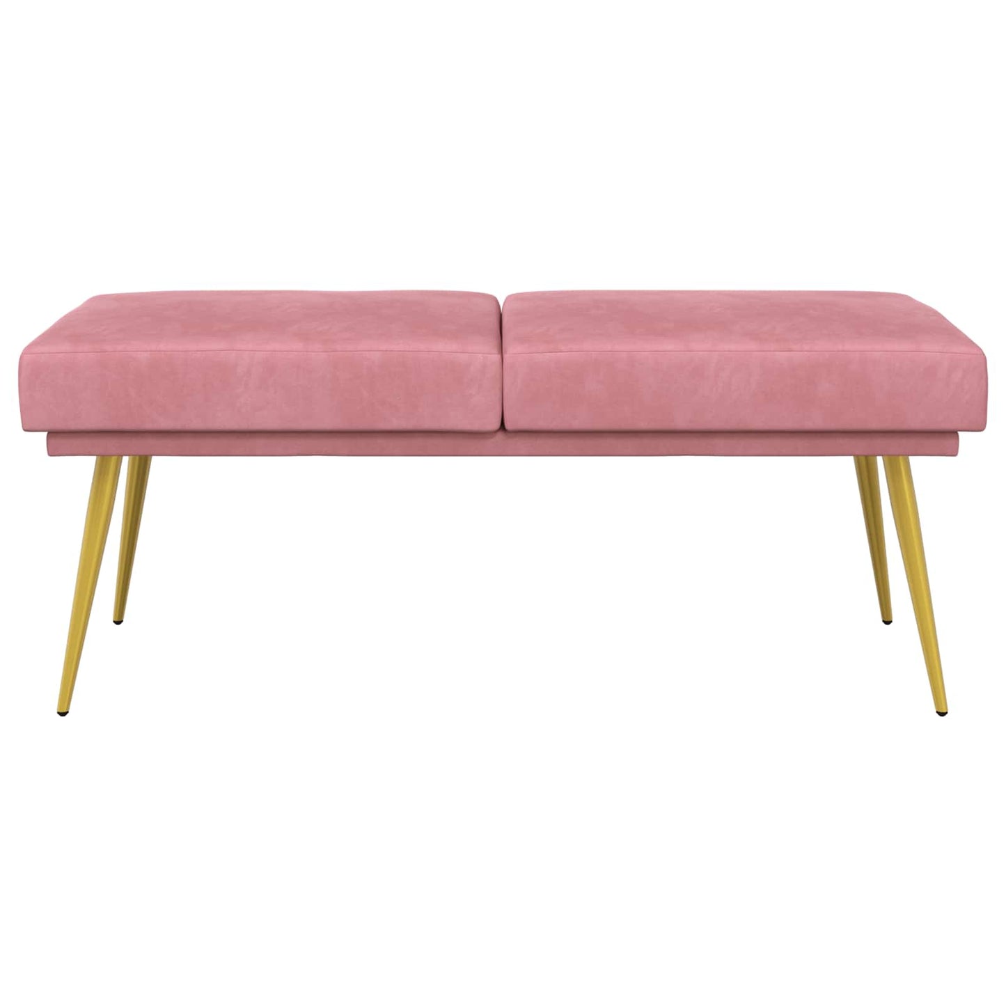 Dubbel Laagige Bank Roze 120 x 45 x 46 cm Fluweel