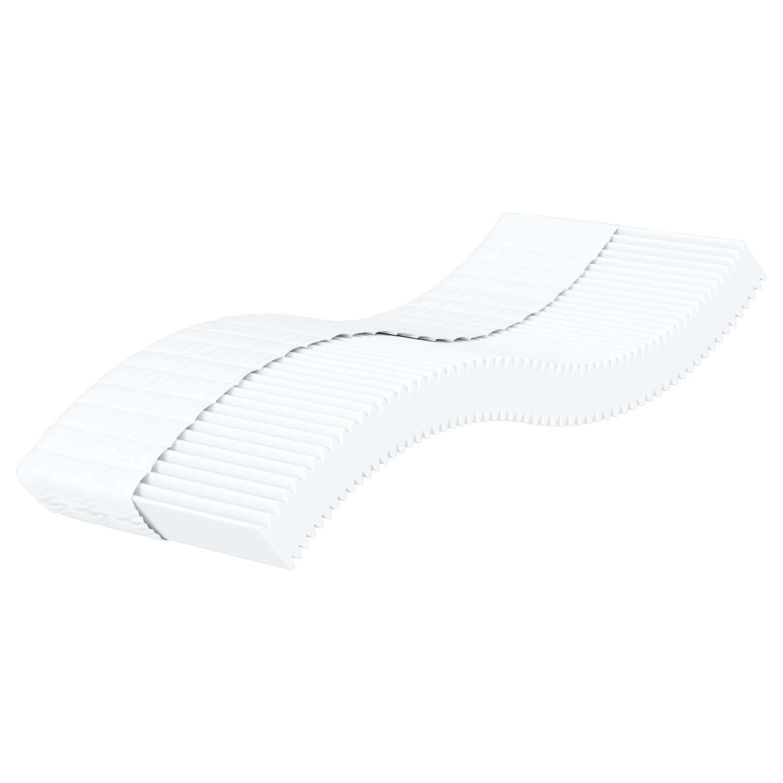 Schuimmatras H2 en H3 75 x 190 cm Wit