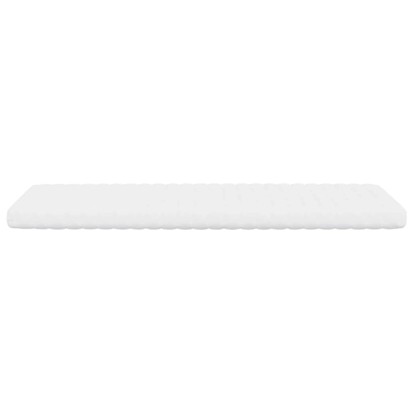 Schuimmatras 75 x 190 cm Wit