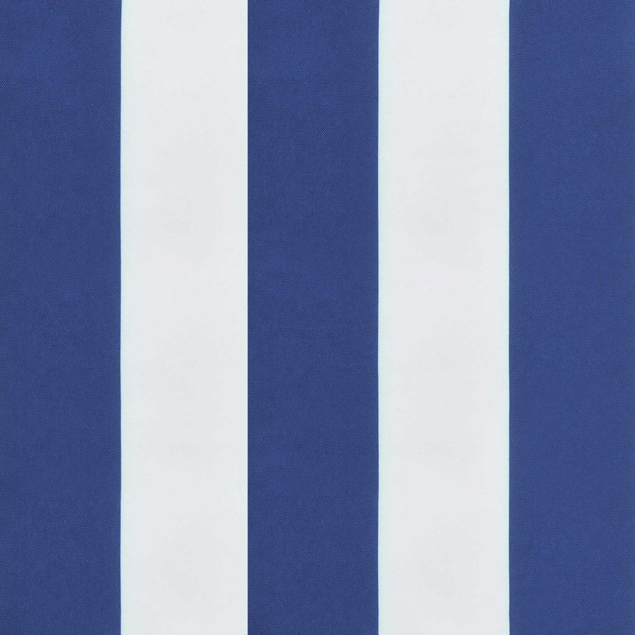 Tuinkussen 6 st Blauw en Wit 120 x 50 x 7 cm Stof