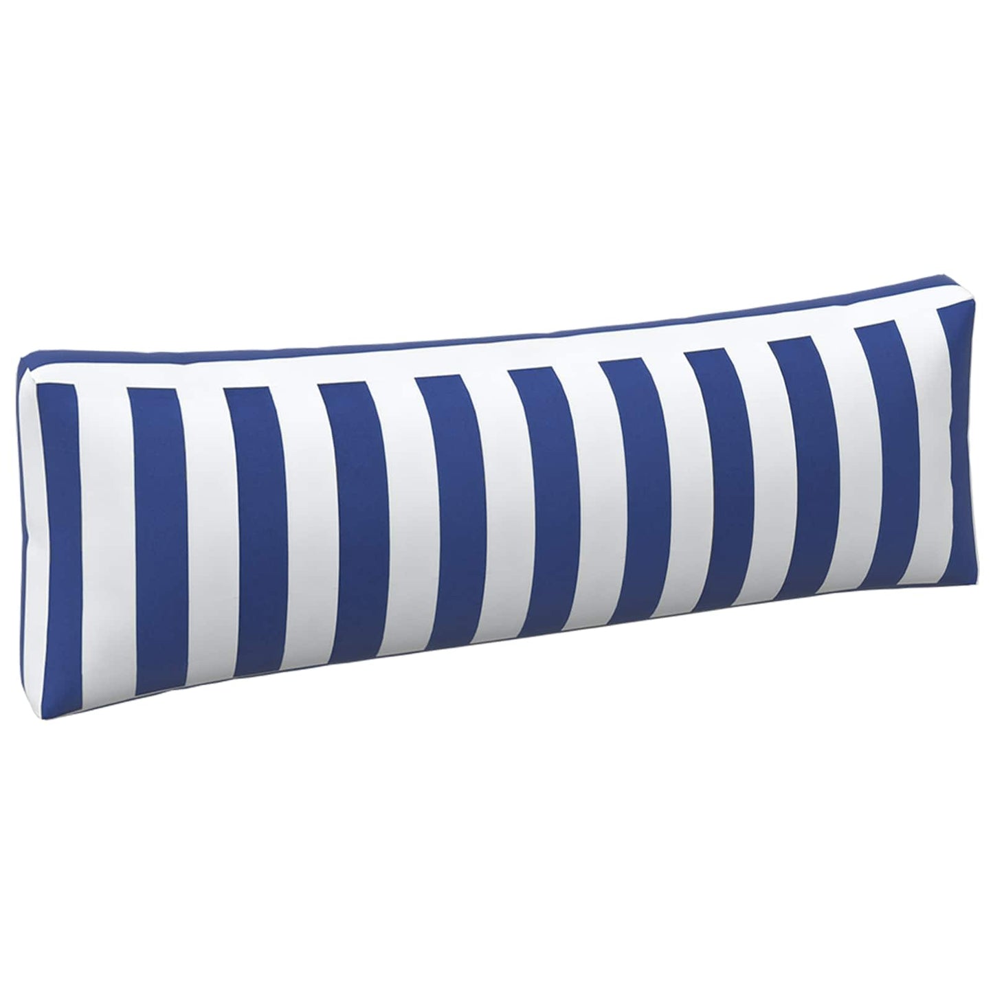 Buiten Kussen 3 pcs Blauw en Wit 103 x 58 x 10 cm Stof