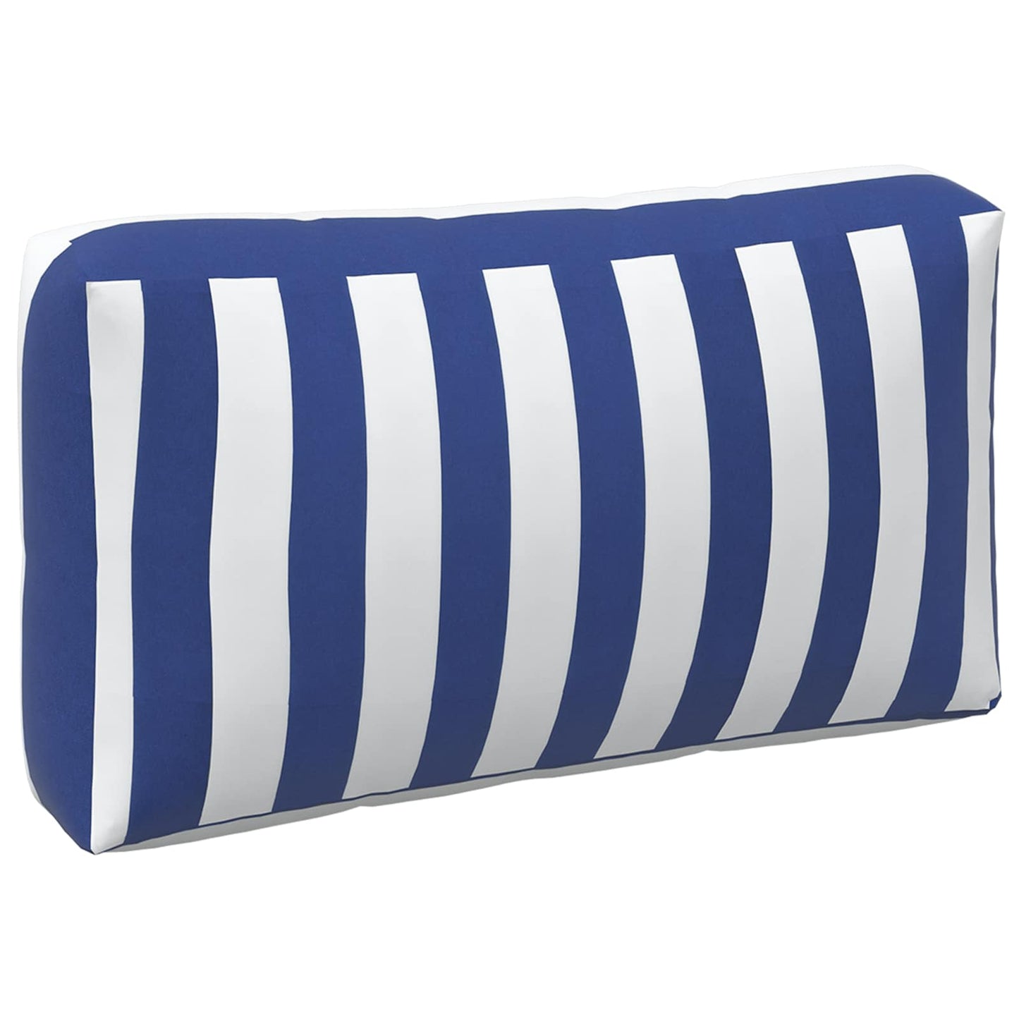 Buiten Kussen 3 pcs Blauw en Wit 103 x 58 x 10 cm Stof
