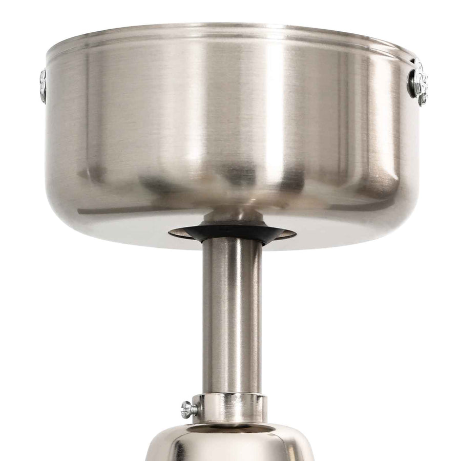 Plafondventilator met licht en afstandsbediening Ø 130 cm Wit