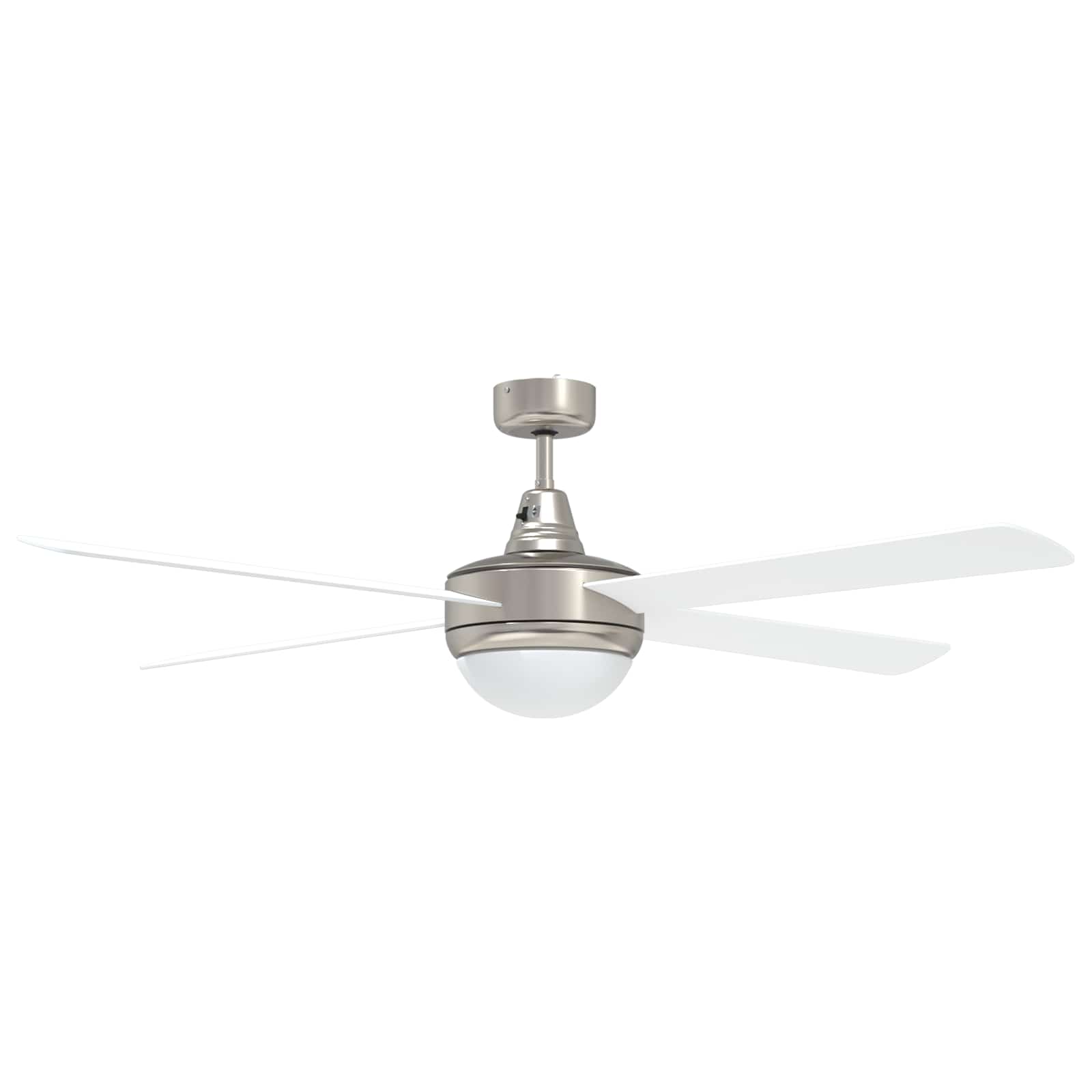 Plafondventilator met licht en afstandsbediening Ø 130 cm Wit