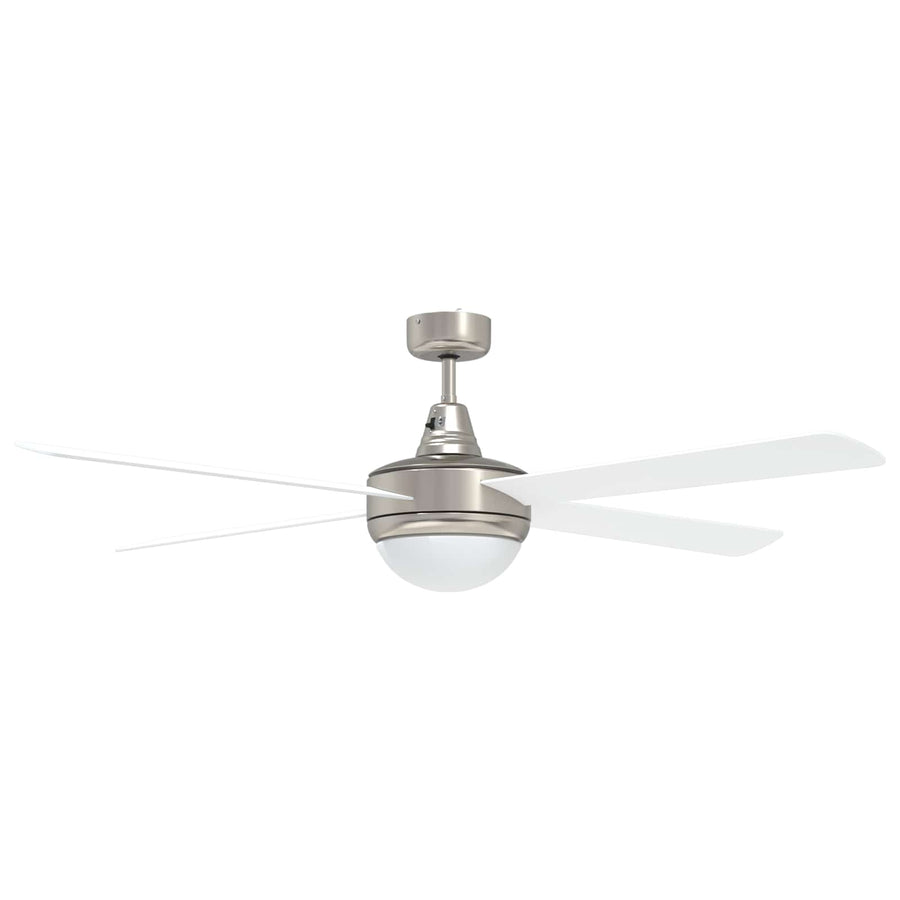 Plafondventilator met licht en afstandsbediening Ø 130 cm Wit