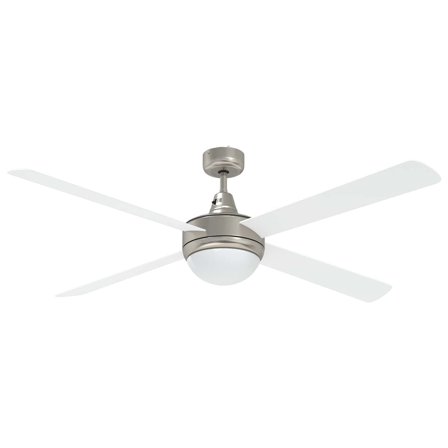 Plafondventilator met licht en afstandsbediening Ø 130 cm Wit