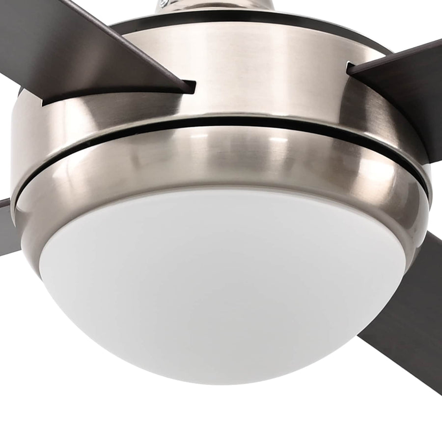 Plafondventilator met licht en afstandsbediening Ø 130 cm