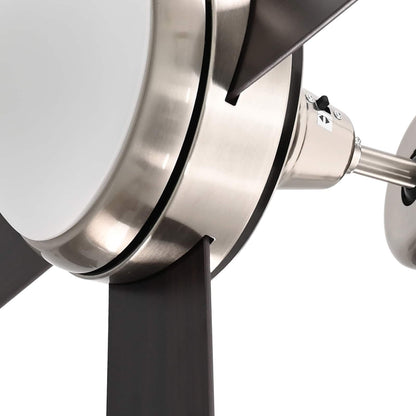 Plafondventilator met licht en afstandsbediening Ø 130 cm