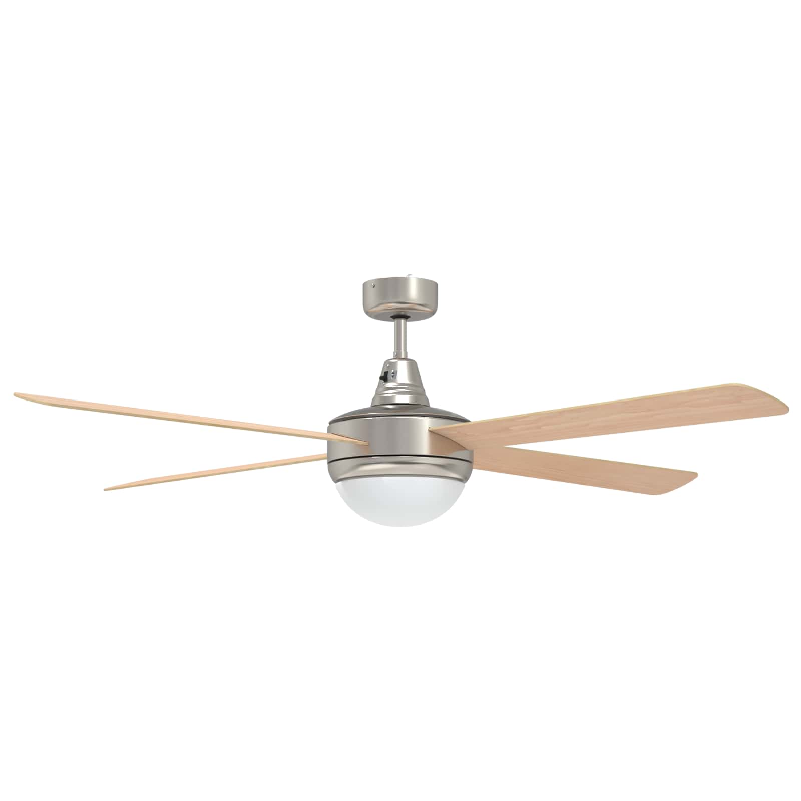 Plafondventilator met licht en afstandsbediening Ø 130 cm