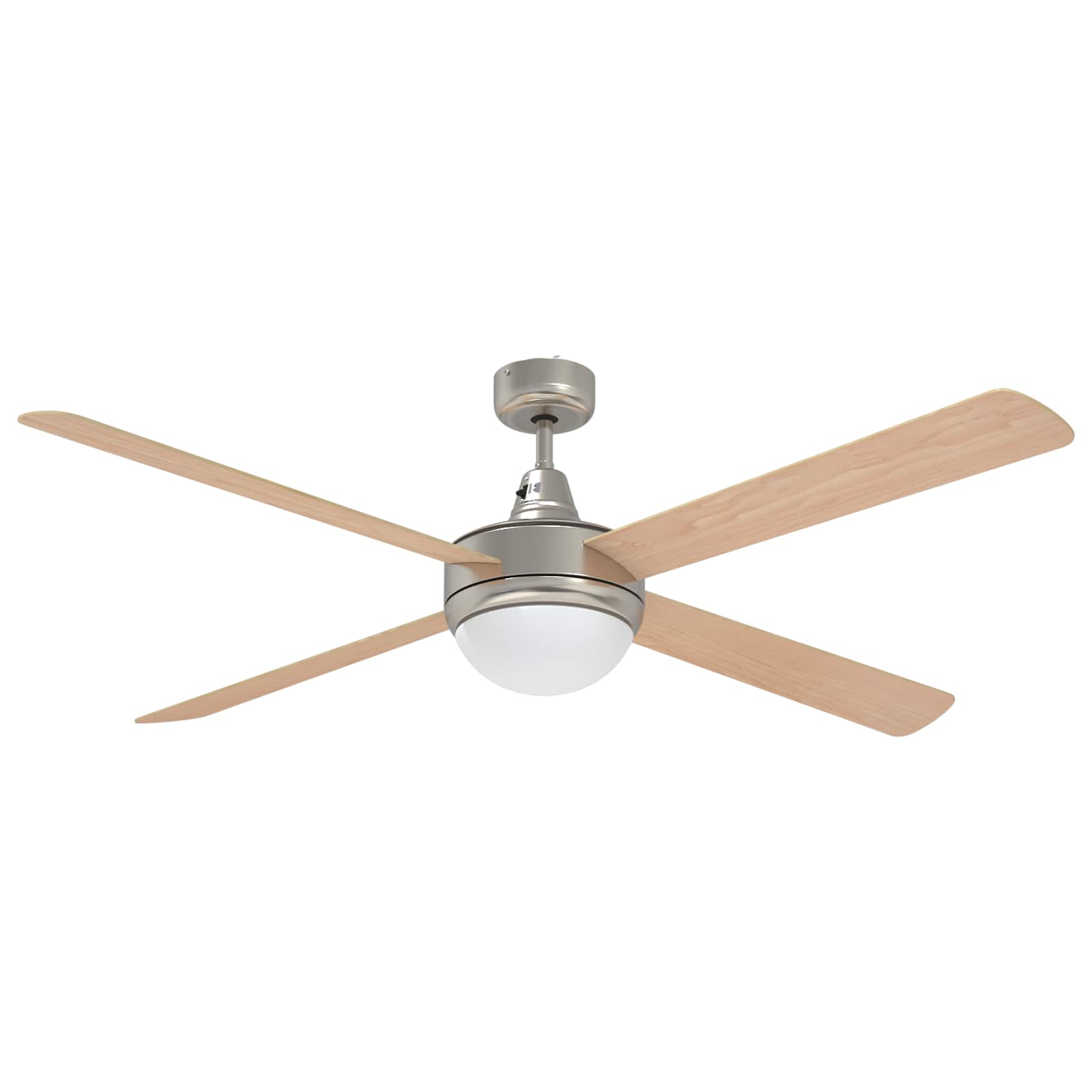 Plafondventilator met licht en afstandsbediening Ø 130 cm