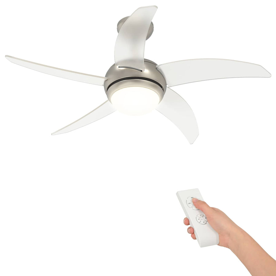 Plafondventilator met licht en afstandsbediening Ø 110 cm