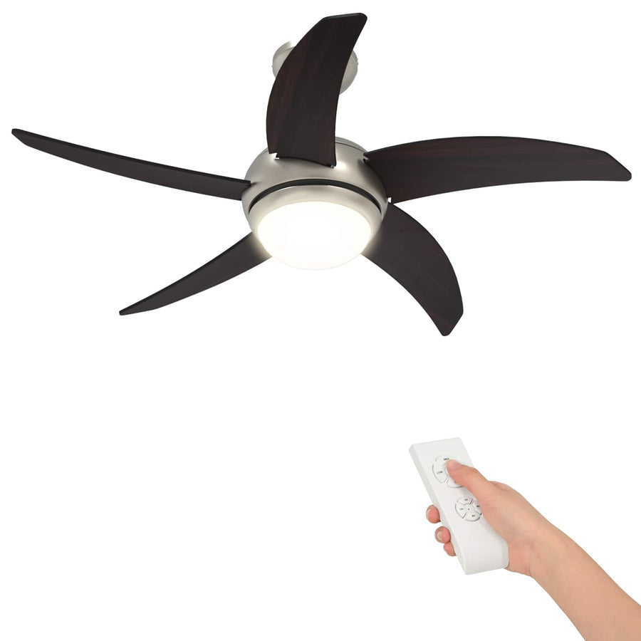 Plafondventilator met licht en afstandsbediening Ø 110 cm