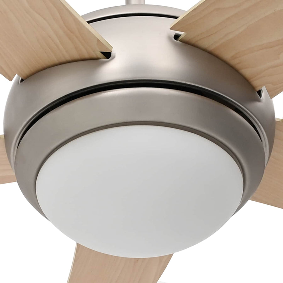 Plafondventilator met licht en afstandsbediening Ø 110 cm