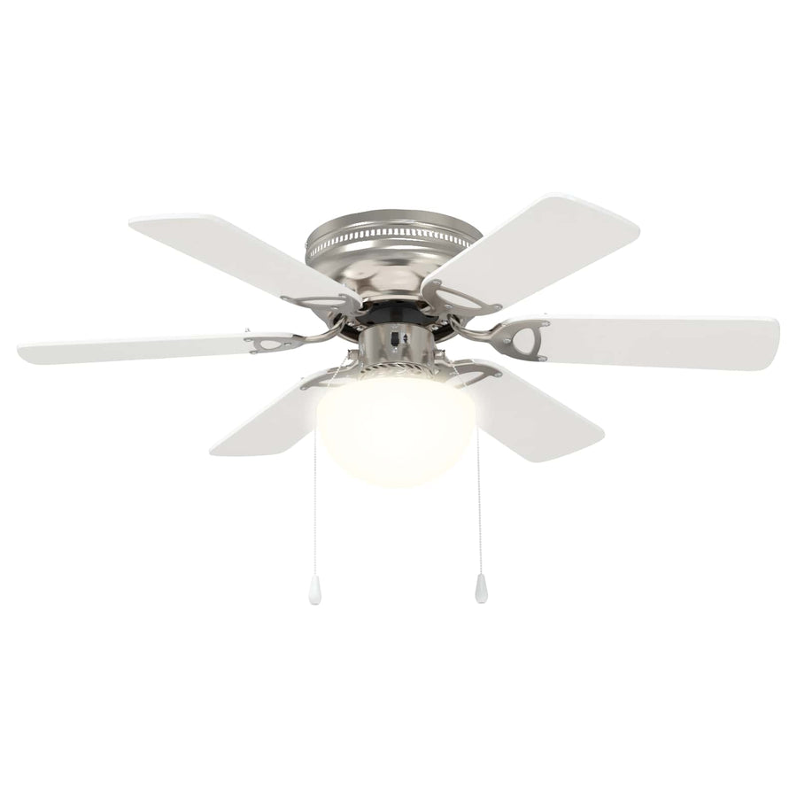 Plafondventilator met licht Ø 82 cm Wit