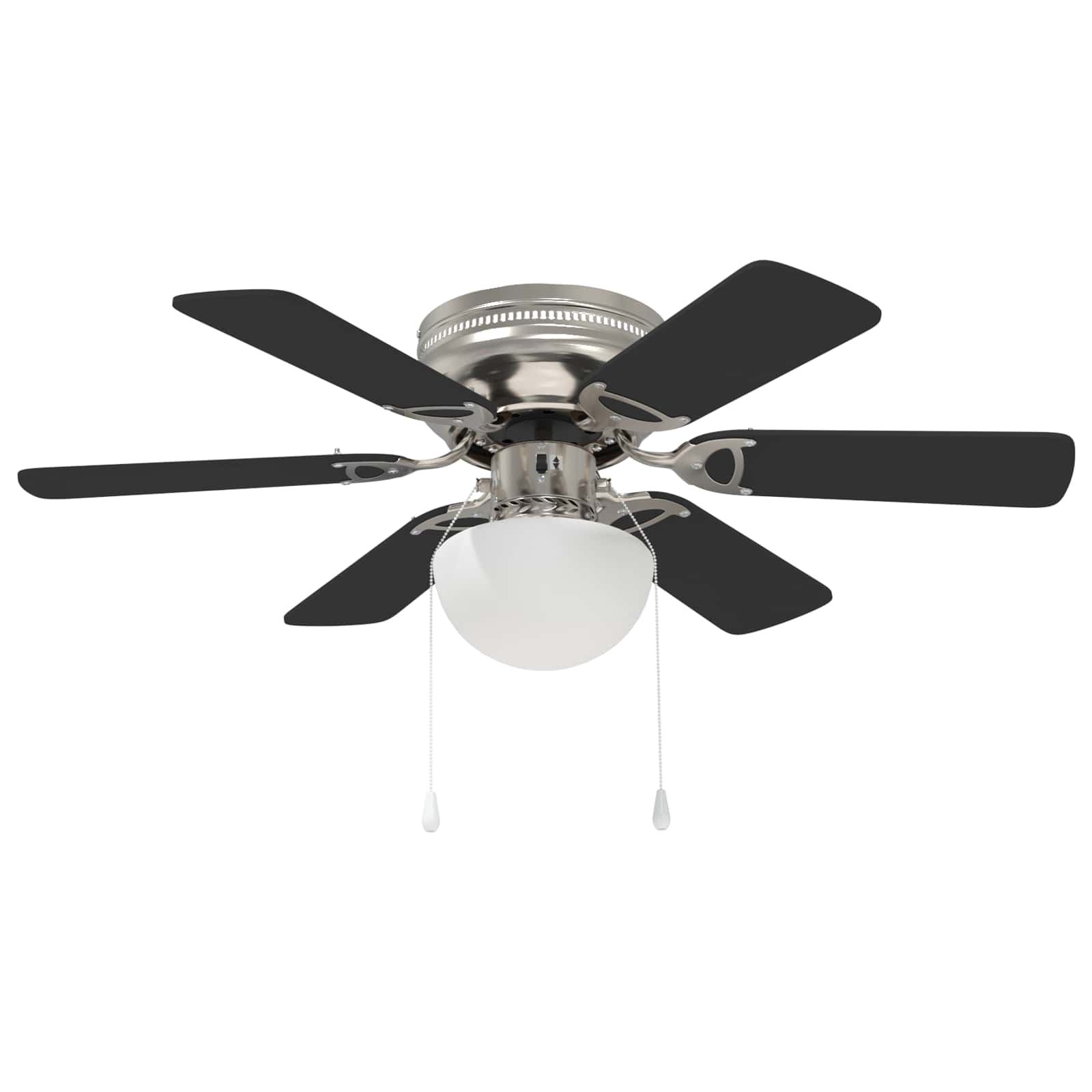 Plafondventilator met licht Ø 82 cm Zwart