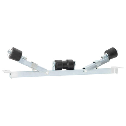 Boot Trailer Ondersteuning 90,5 x 12 x 32 cm zilver