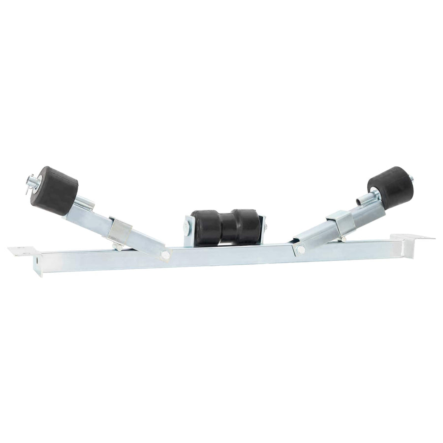 Boot Trailer Ondersteuning 90,5 x 12 x 32 cm zilver