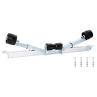 Boot Trailer Ondersteuning 90,5 x 12 x 32 cm zilver