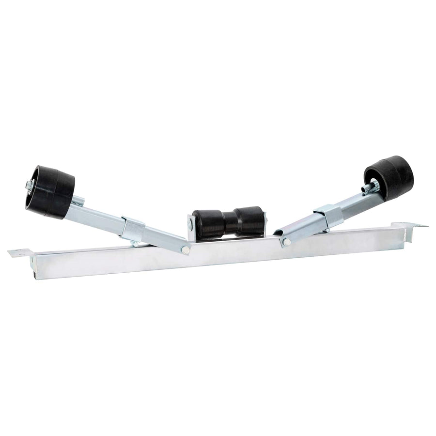 Boot Trailer Ondersteuning 90,5 x 12 x 32 cm zilver