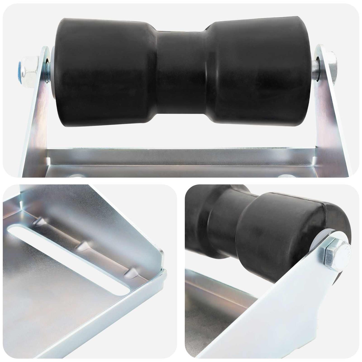 Boot Trailer Roller met Beugel 20,3 cm Gegalvaniseerd staal