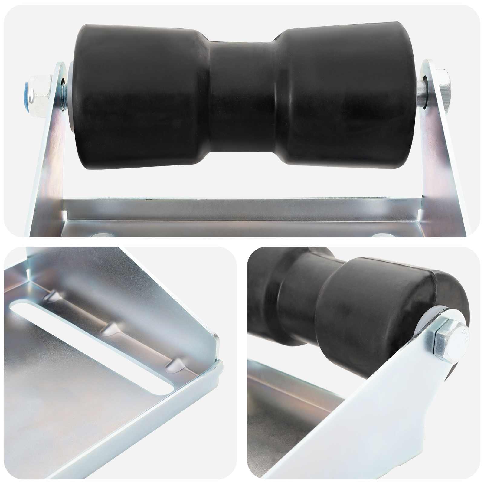 Boot Trailer Roller met Beugel 20,3 cm Gegalvaniseerd staal