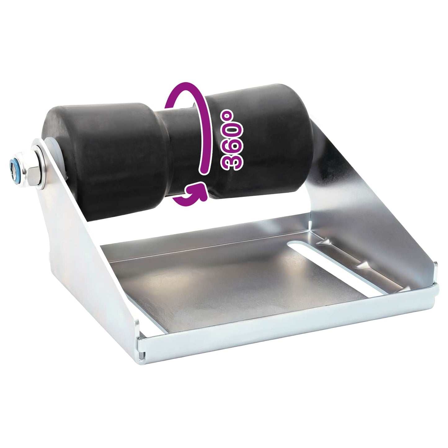 Boot Trailer Roller met Beugel 20,3 cm Gegalvaniseerd staal
