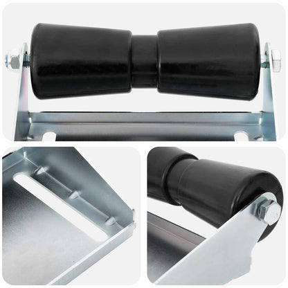 Boot Trailer Roller met Beugel 25,4 cm Gegalvaniseerd staal
