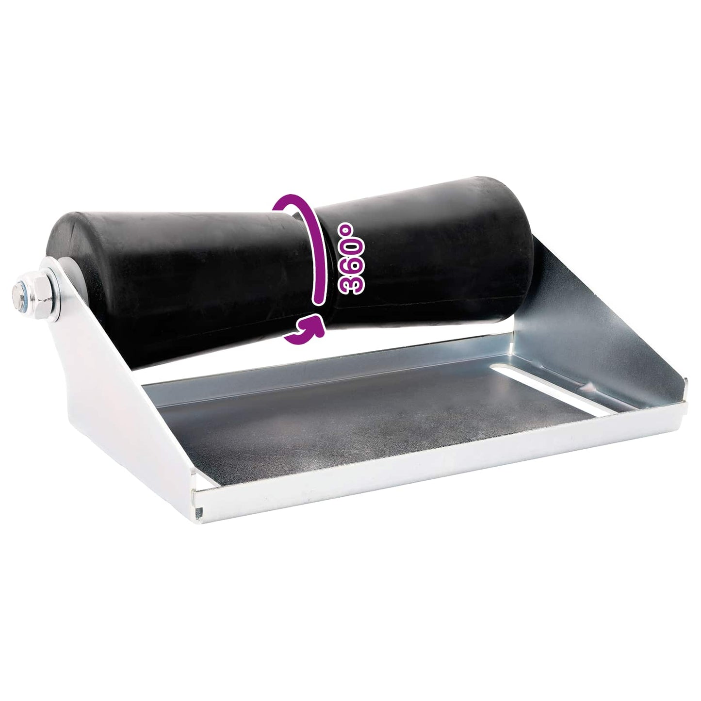 Boot Trailer Roller met Beugel 30,5 cm Gegalvaniseerd staal